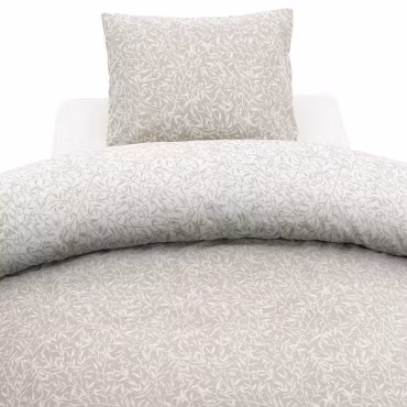 Garden Greige Bäddset  Enkeltäcke 150x210