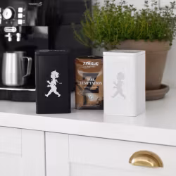 Kaffeburk Zoégas vit