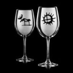 Vinglas "frost" 2-pack