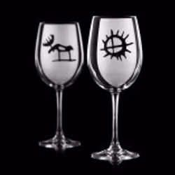 Vinglas "frost" 2-pack