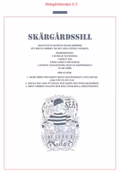 Stikkan Design, handduk "Skärgårdssill"