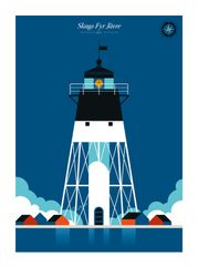 Poster Jävre fyr 50x70
