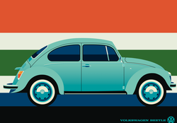 Poster Volkswagen 50x70