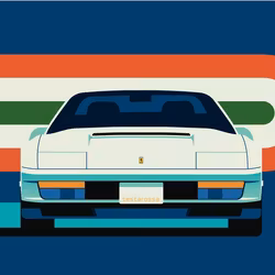 Poster Ferarri 30x40