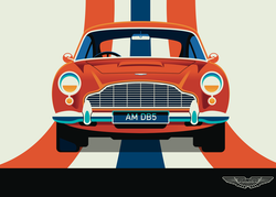 Poster Aston martin 30x40
