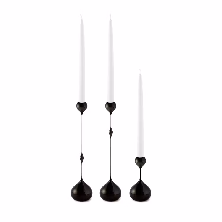Ljusstake tender liten svart