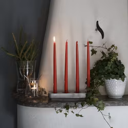 Stumpastaken lång silver