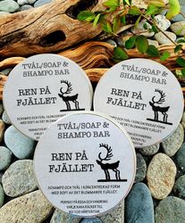 Schampo och tvål anpassat för utomhusbruk
