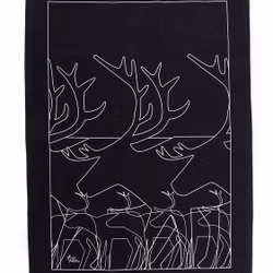 Handduk med renar svart