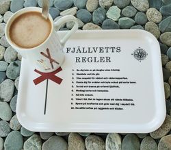 Bricka "fjällvettsregler"