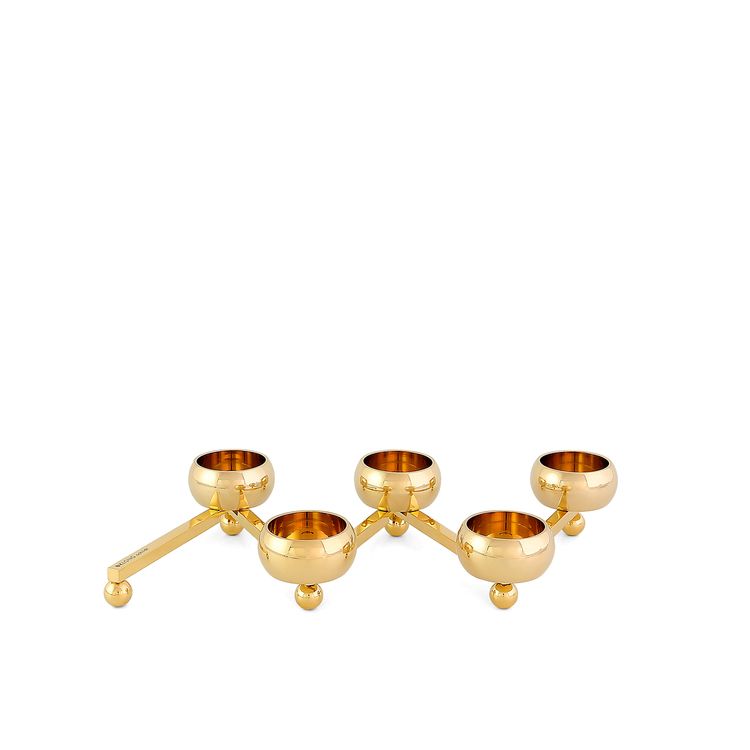 Ljusstake constella 5 ljus mässing