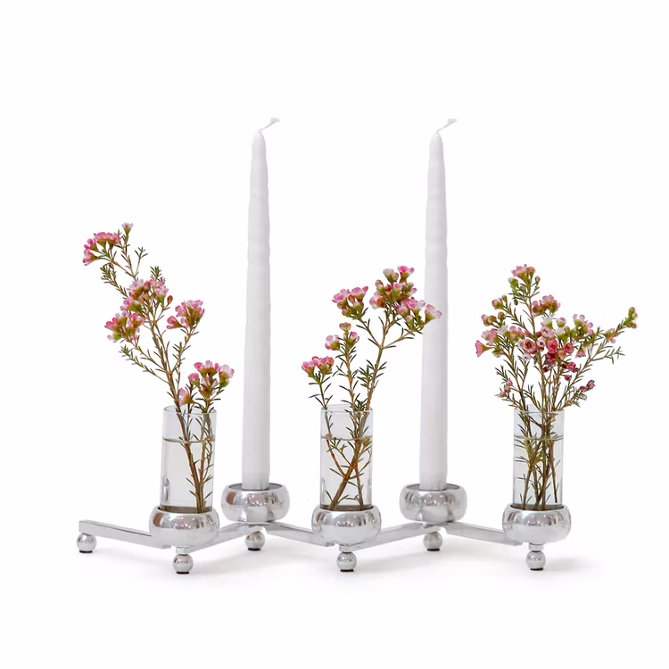 Ljusstake constella 5 ljus aluminium