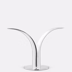 Ljusstake lilja silver
