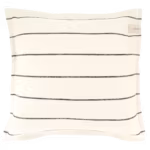 Kuddfodral natur/svart 50*50