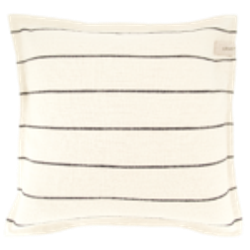 Kuddfodral natur/svart 50*50