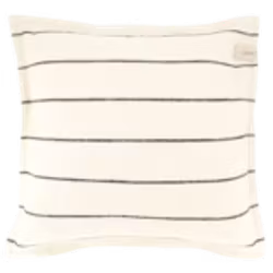 Kuddfodral natur/svart 50*50