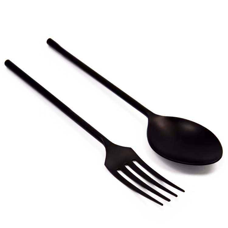Salladsbestick metall