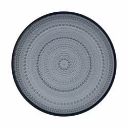 Tallrik Kastehelmi 248 mm mörk grå