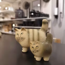 Katten Moa midi grå