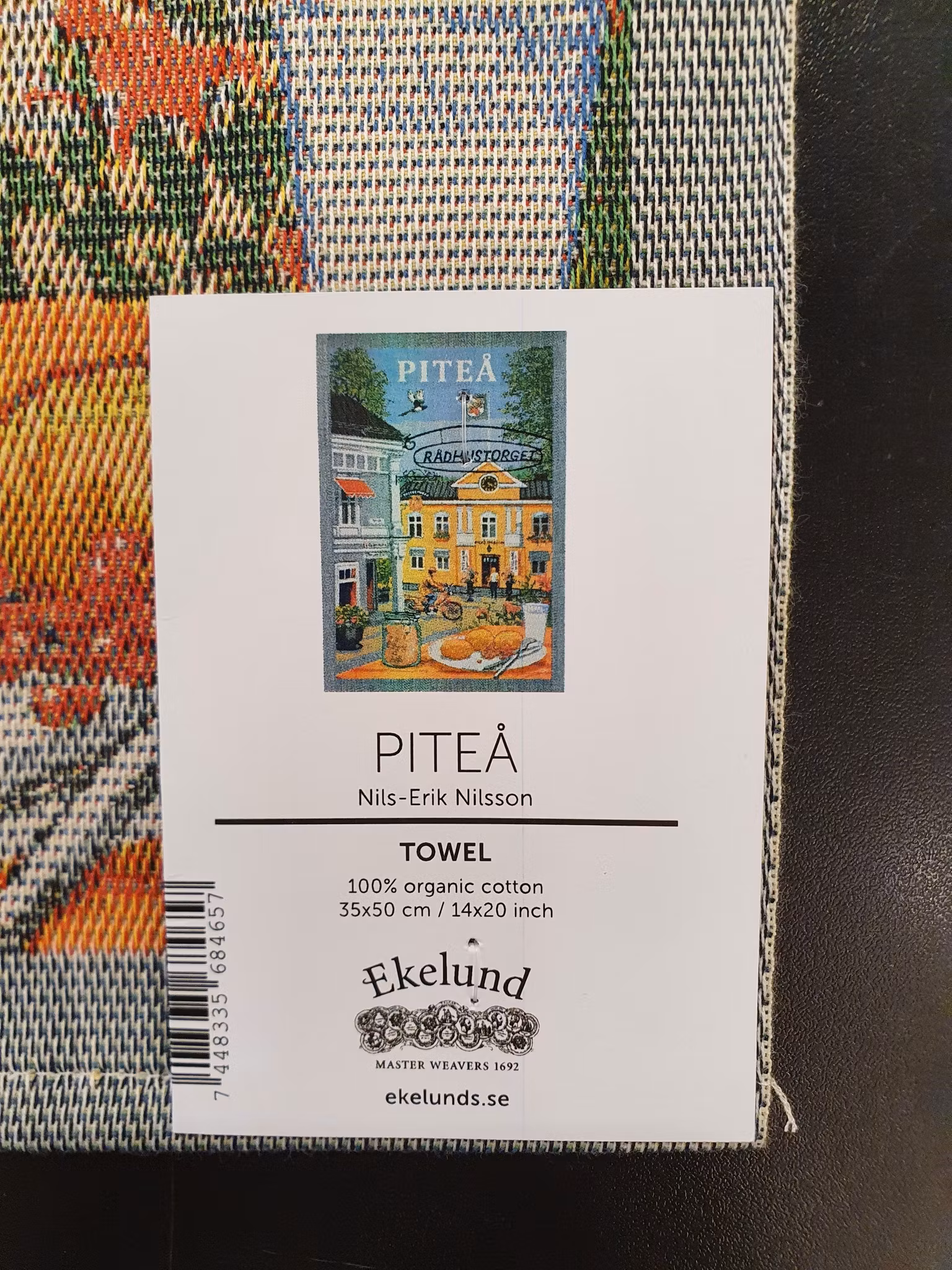 Kökshandduk Piteå "Rådhusetorget"