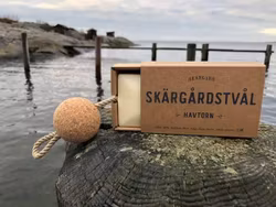 Skärgårdstvål med flöte "havtorn"