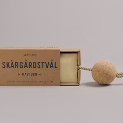 Skärgårdstvål med flöte "havtorn"