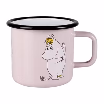 Mugg emaljerad "snorkfröken" 2,5 dl