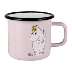 Mugg emaljerad "snorkfröken" 2,5 dl