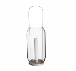Lykta för kronljus h40 beige