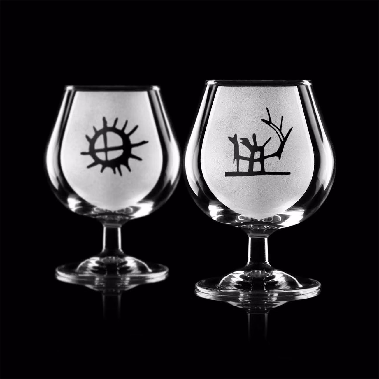Cognacglas "frost" 2-pack