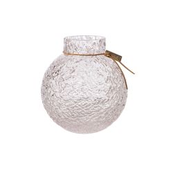 Glasvas struktur 14 cm