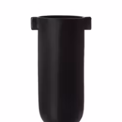 Vas stengods svart 28 cm