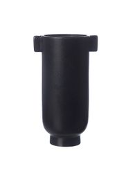 Vas stengods svart 21 cm