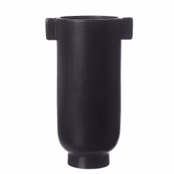 Vas stengods svart 21 cm