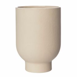 Kruka stengods naturvit 28 cm