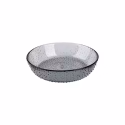 Glasskål rök 16 cm