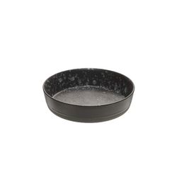 Tallrik djup svart 19,4 cm