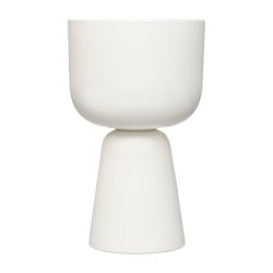 Kruka nappula 32 cm vit