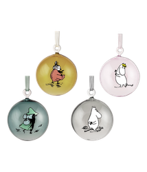Dekorationskula "mumin"  4-pack