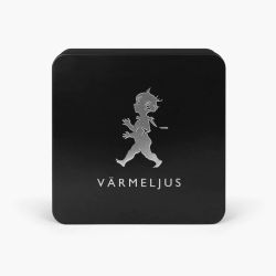 Värmeljuslåda svart/silver