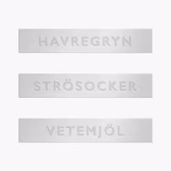 Förvaringsmärkning 3-pack