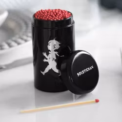 Tändsticksrör svart/silver