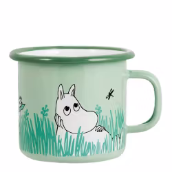 Mugg emaljerad "pojkarna" 2,5 dl