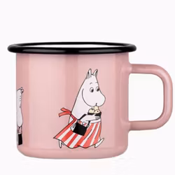 Mugg emaljerad "muminmamma" 3,7 dl