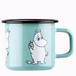 Mugg emaljerad "mumin" 3,7 dl