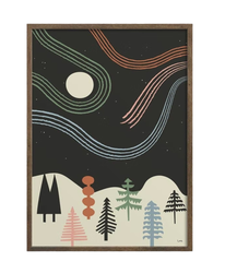 Poster "norrsken" 50x70