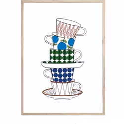Poster "en kopp till" 50x70