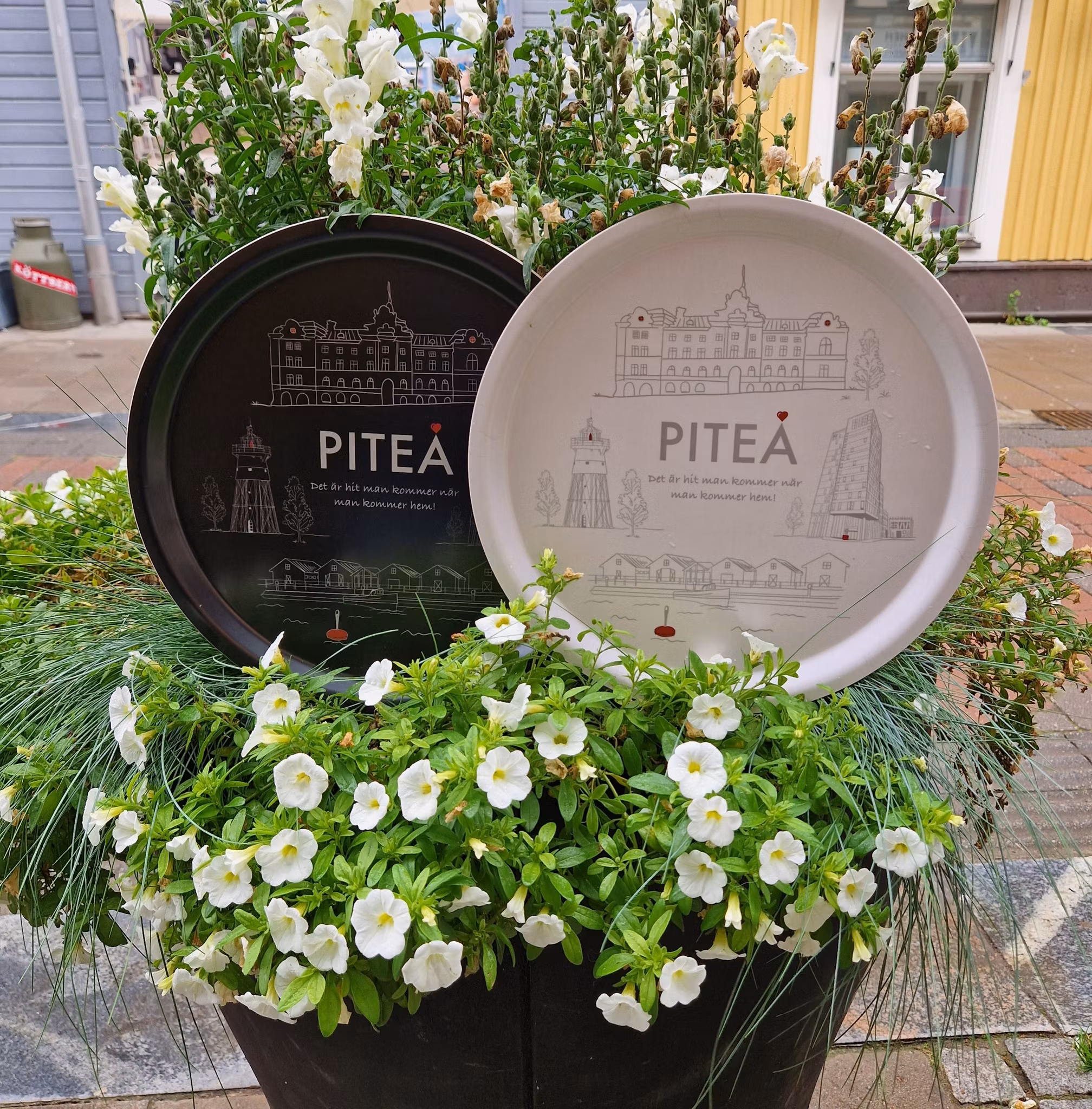 Bricka Piteå svart 31 cm