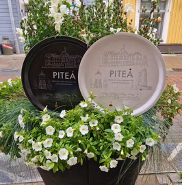 Bricka Piteå svart 31 cm