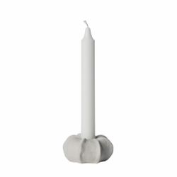 Ljusstake stengods naturvit